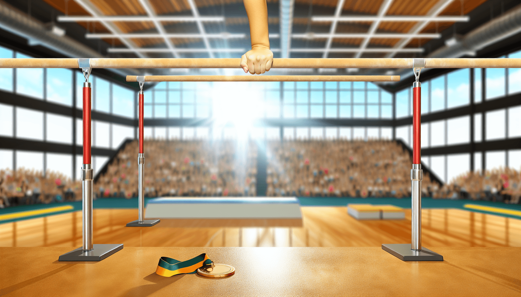 Ángel Barajas, campeón en paralelas en la Copa Mundo de Osijek