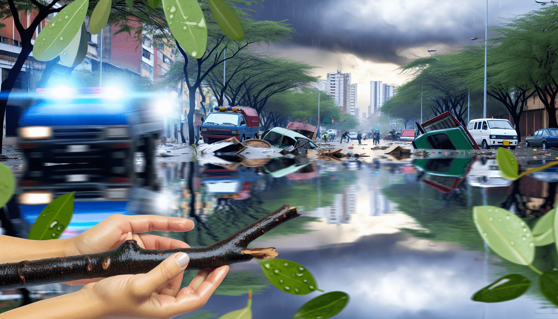 Fuertes lluvias causan daños y afectan la movilidad en Cúcuta