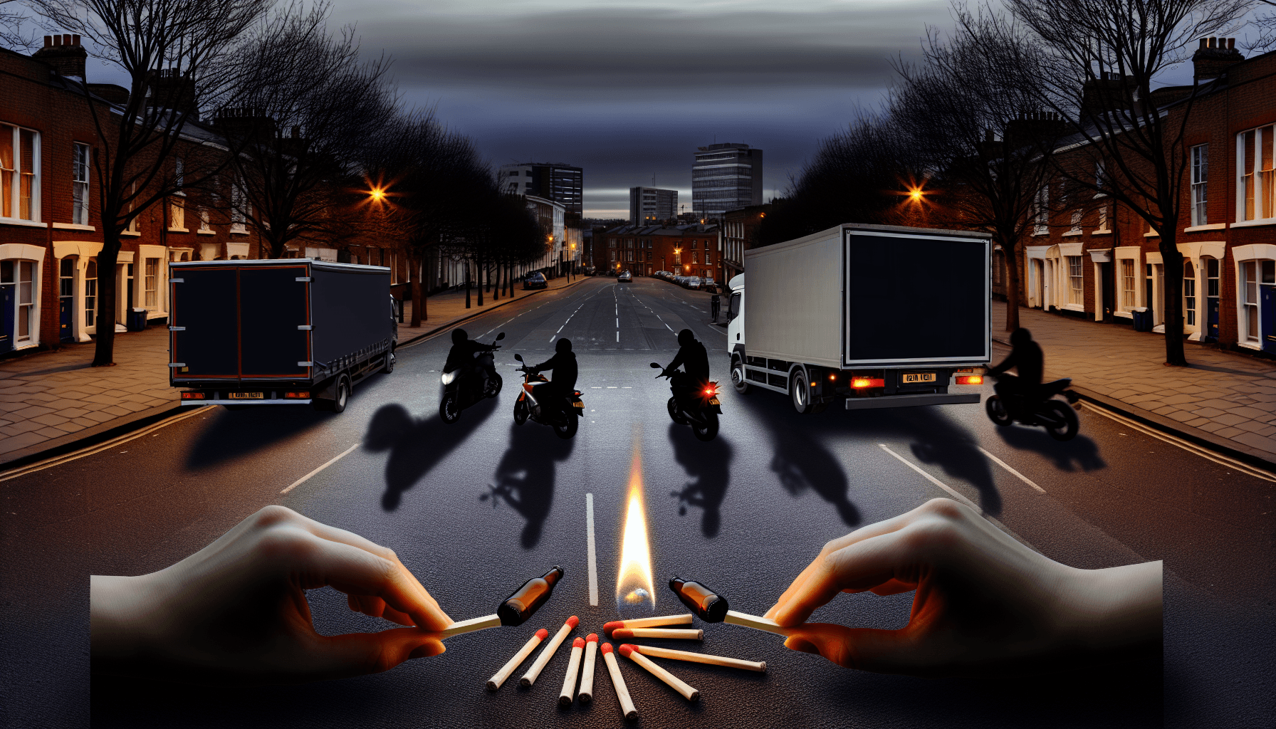 Intento de incendio de camión cervecero en Los Patios