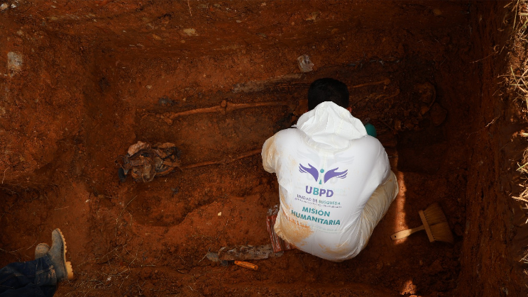 Así fue la recuperación de 10 cuerpos de presuntas víctimas del conflicto armado
en Convención