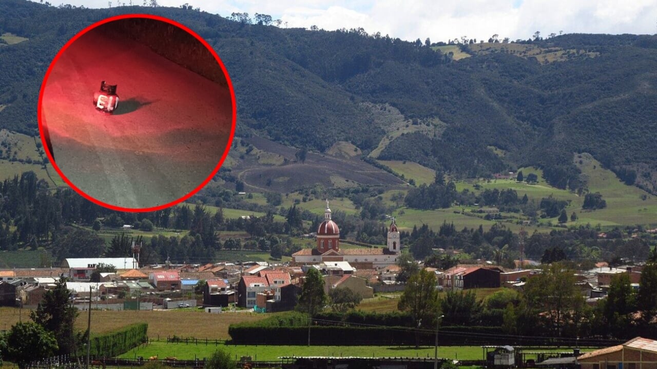 ¿ELN, cerca de Bogotá? Dejan abandonado cilindrobomba en Subachoque