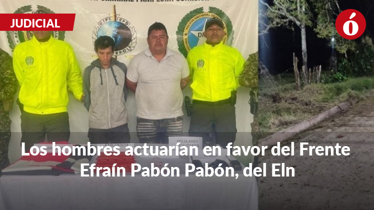 Identifican a dos presuntos miembros del ELN por atentado en Chinácota