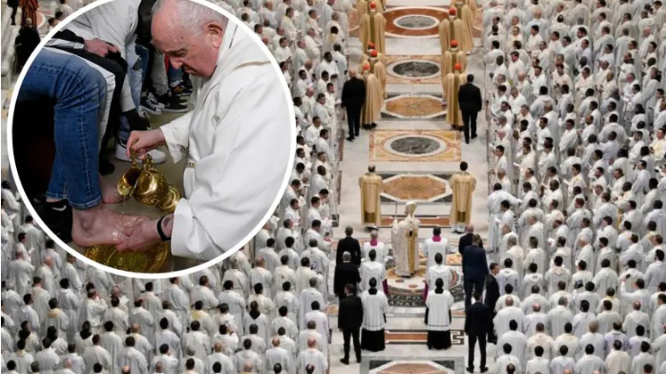 Jueves Santo: Misa Crismal, Eucaristía y lavatorio de pies