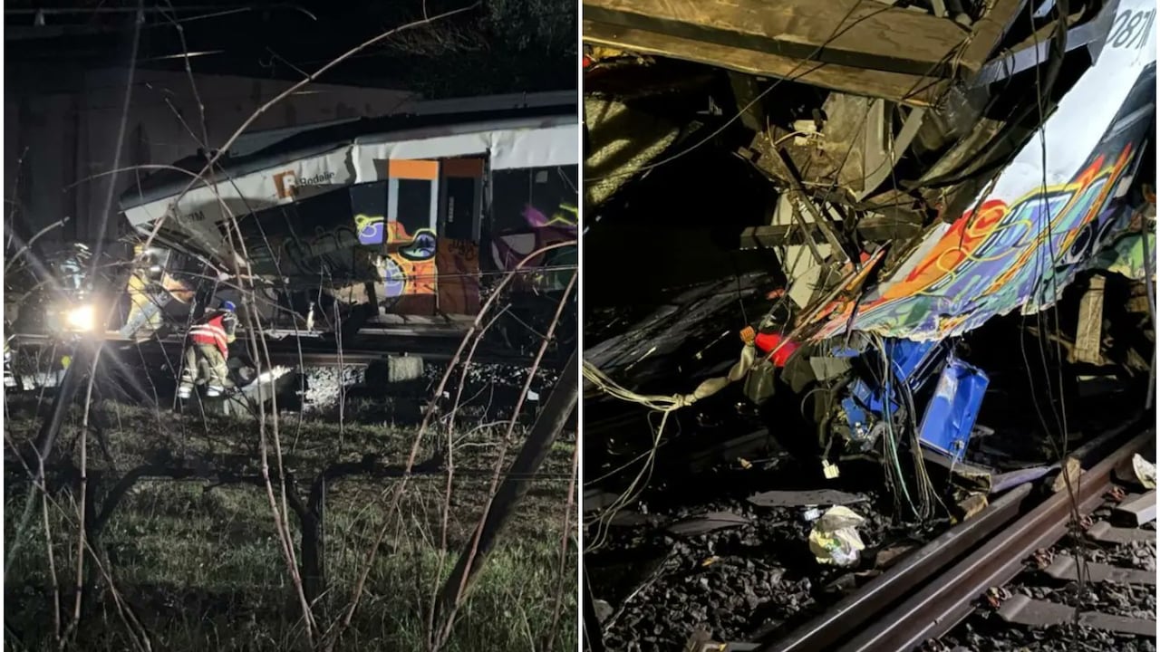 Se registra otro accidente ferroviario en España: varios heridos al chocar un
tren con un muro caído en las vías